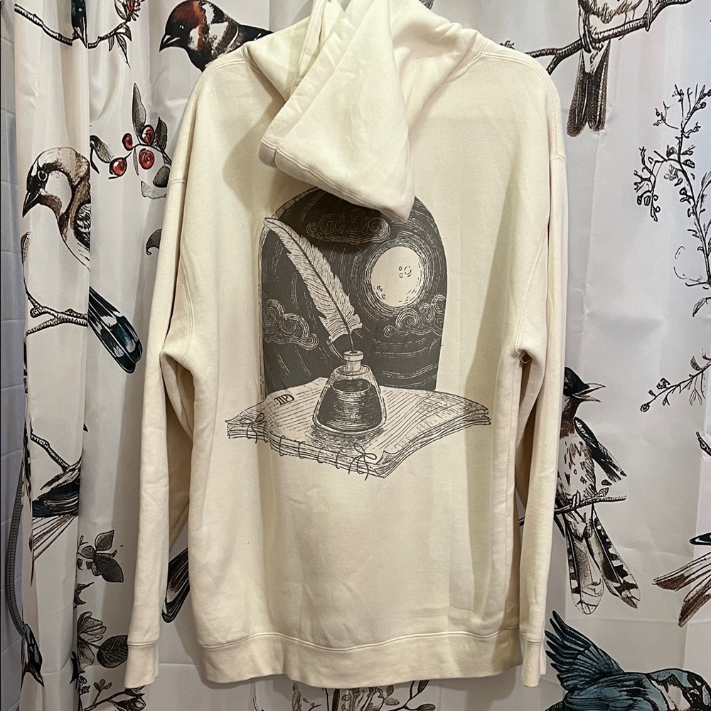 Taylor Swift TTPD the manuscript Cream Hoodie NWOT